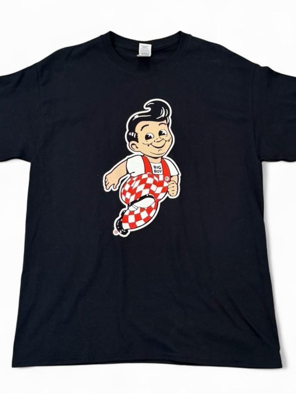 Big Boy Restaurant Retro Vintage Graphic Tee T-Shirt Size Large